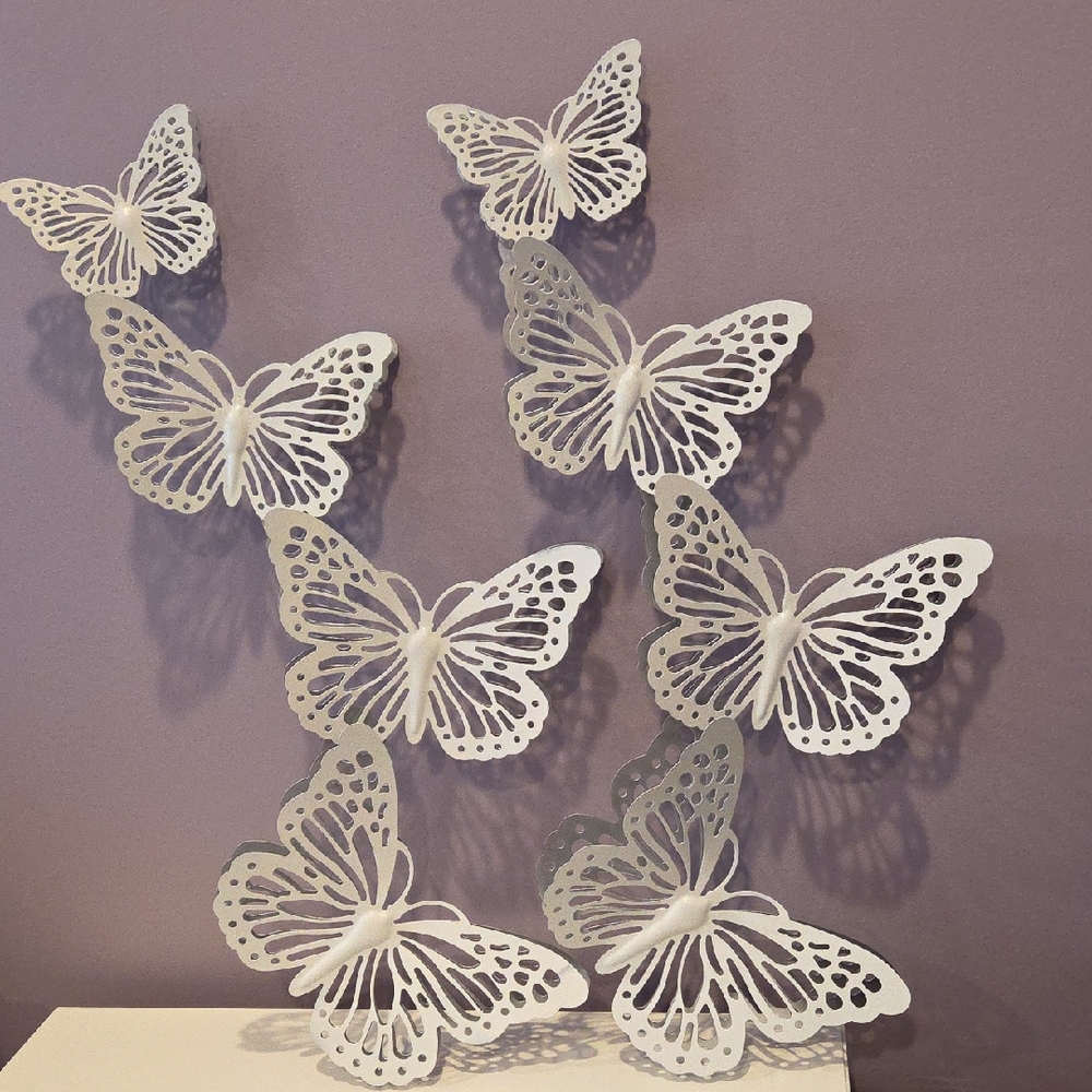 Butterfly 3D Wall Art Metal